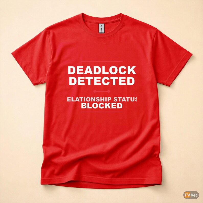 デッドロック検出 / SQL開発者 / データベース管理者 / ITユーモアTシャツ 画像 5