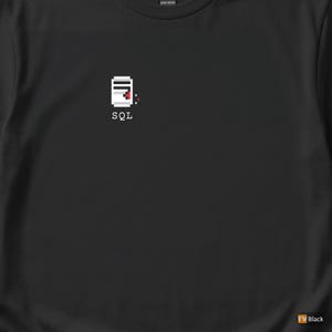 SQL hat mein Wochenende gefressen / Programmiererhumor / Entwickler-T-Shirt / Datenbank-Programmierer-T-Shirt
