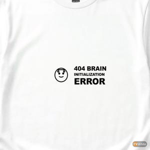 404 Brain Initialization Error / Funny Error Code Shirt / 404 Programmer Tee / Web Developer Gift / Coding Error Tee image 2