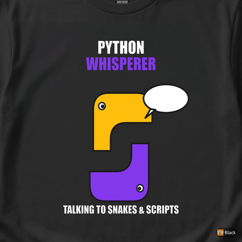 Pythonの達人／プログラマーTシャツ／ソフトウェアエンジニア／コーディングユーモア 画像 2