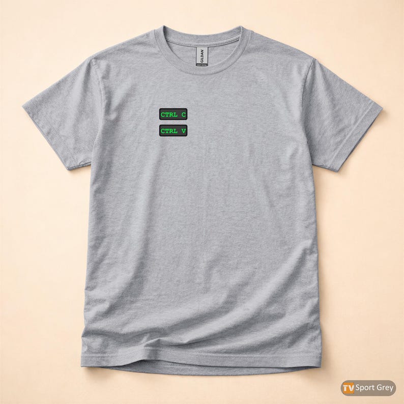 Ctrl C Ctrl V Engineer / Programmer T-Shirt / Developer Coder Hacker Tee image 8