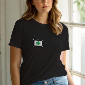 Commit Message Artist / Programmer Git Developer / Minimal Hacker Logo Tee image 2