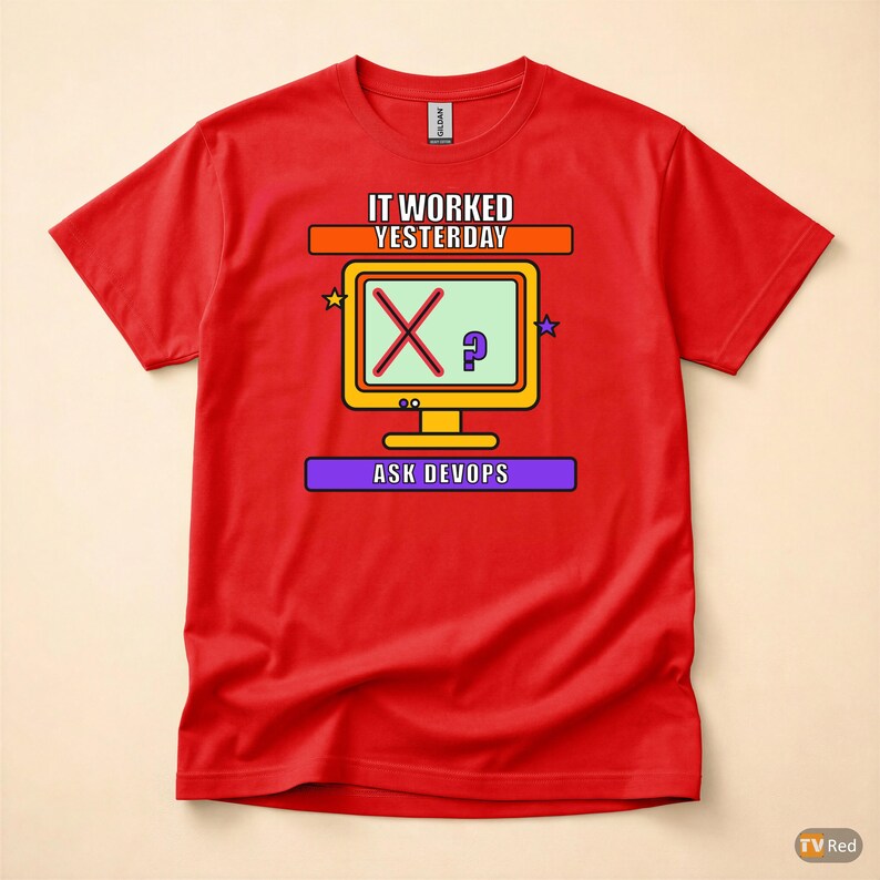It Worked Yesterday / DevOps Programmer / IT Humor Developer T-Shirt image 5