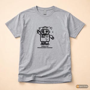 Error 404 Programmer Missing / Funny Error Code Shirt / 404 Programmer Tee / Web Developer Gift / HTTP Error Shirt image 8