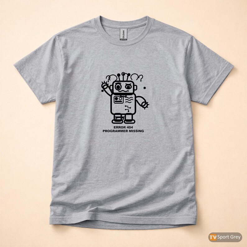 Error 404 Programmer Missing / Funny Error Code Shirt / 404 Programmer Tee / Web Developer Gift / HTTP Error Shirt image 8