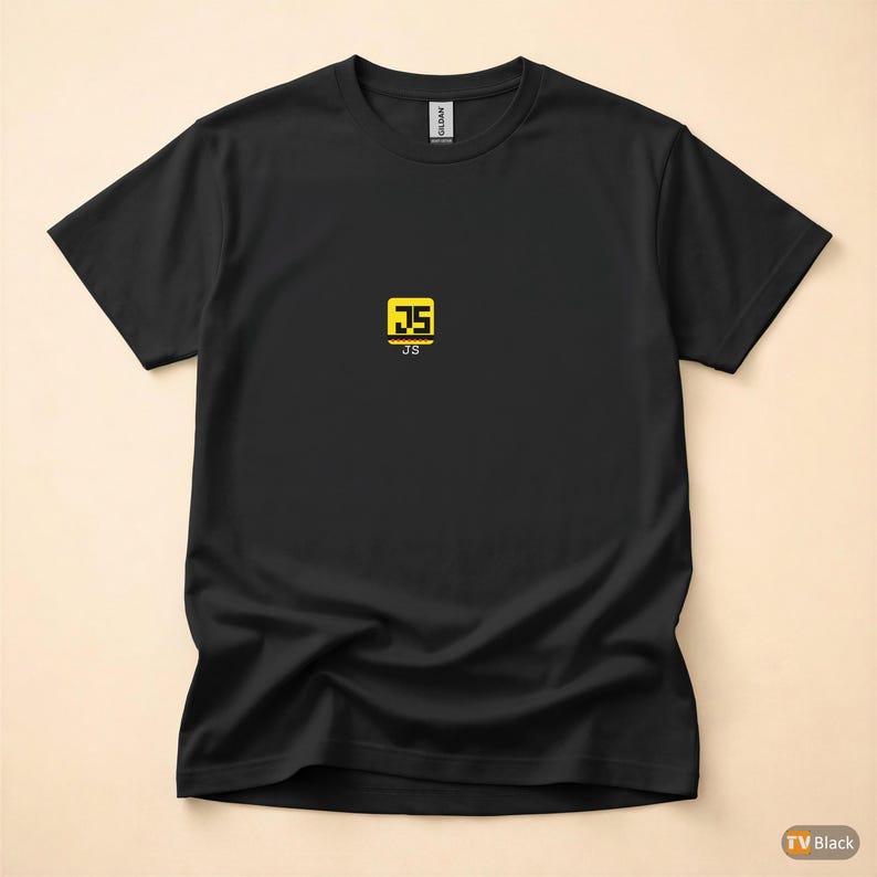 JavaScriptがきっかけでこうなった / ウェブ開発者 / レトロなコーディングユーモアTシャツ 画像 3