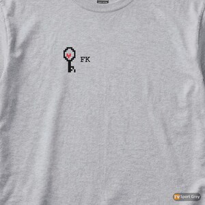 Retro-T-Shirt für SQL-Entwickler und Datenbankprogrammierer mit dem Motto „Fremdschlüsselgefühl“.