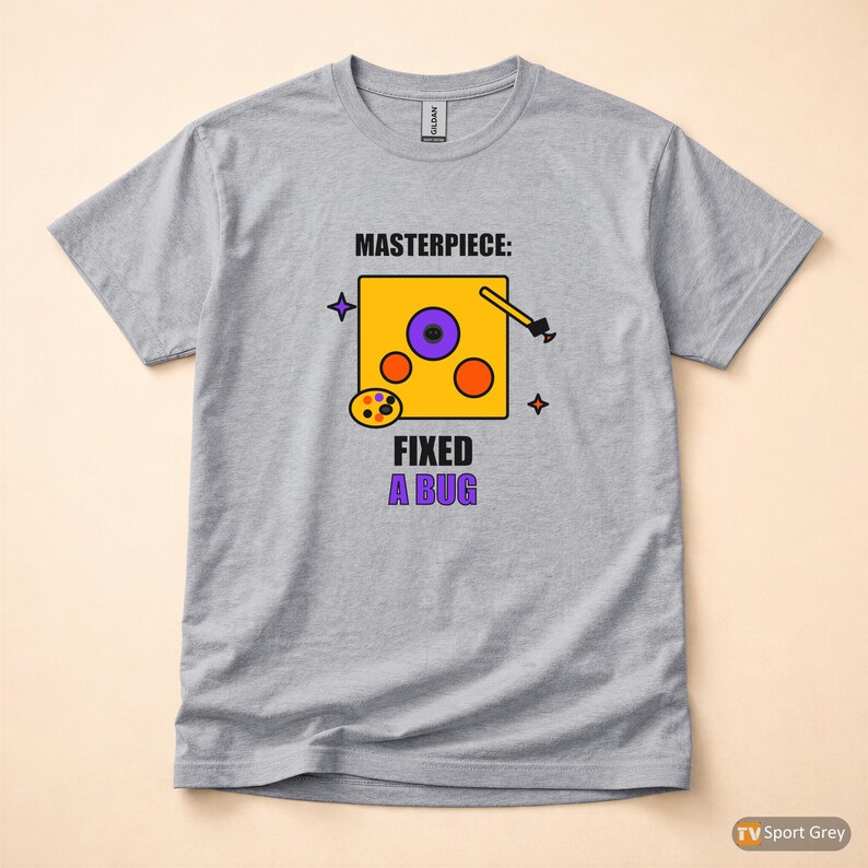 T-shirt med humor för konstnär/programmerare/utvecklare för Commit Message bild 8