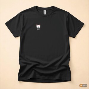 Commit Message Panic / Git Programmer / Utvecklare Retro Ikon / Kodare Humor Tee bild 3