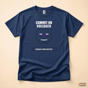 Commit ou Rollback / Développeur SQL / Administrateur de base de données / T-shirt humoristique pour programmeurs image 4