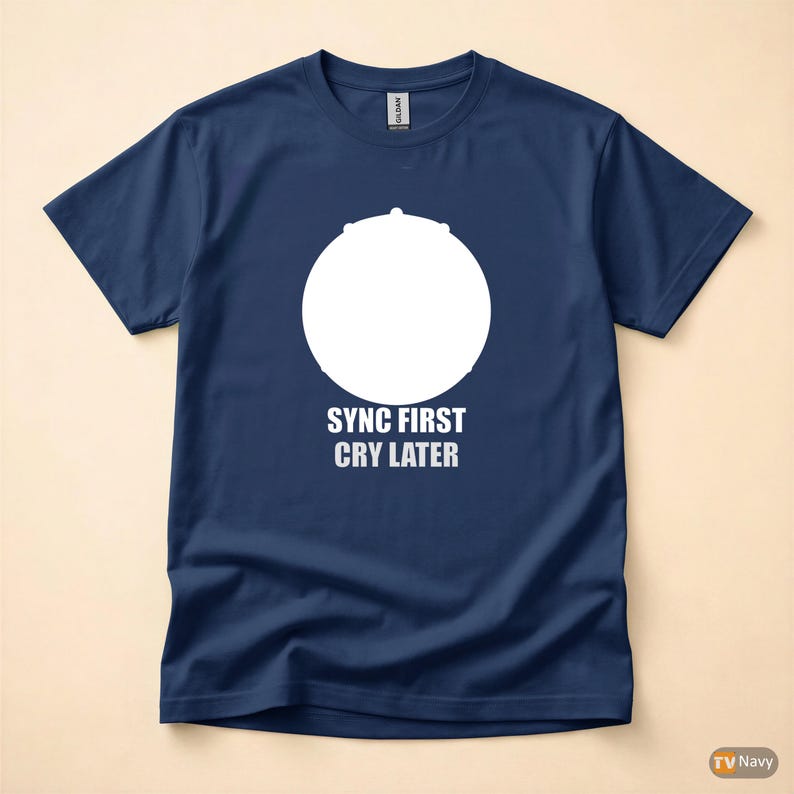 Git Pull Before Panic / Developer T-Shirt / Programmer Humor Tee image 4