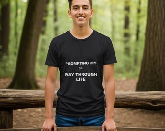 Je m'inspire de la vie / T-shirt de programmeur / T-shirt de développeur / Cadeau pour codeur / Vêtements d'ingénieur logiciel