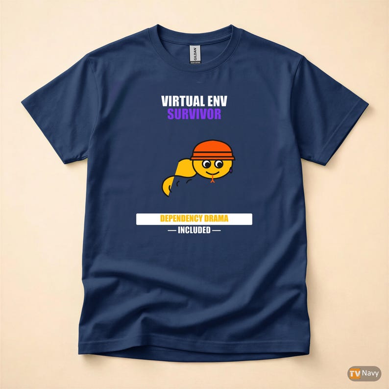 Python Developer / Virtual Env Survivor / Backend Coder / Programmer Humor Tee image 4