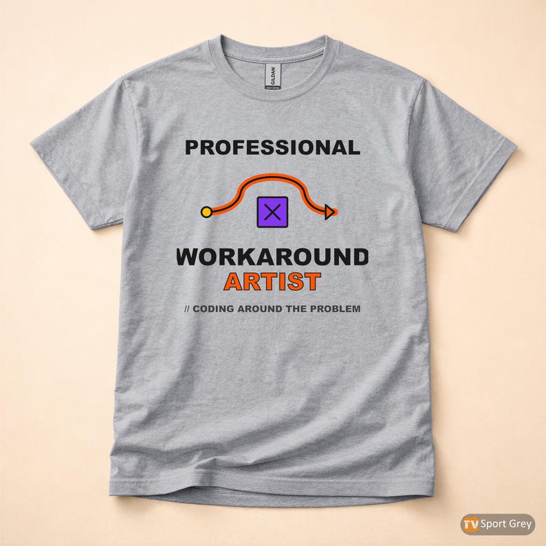 Problemumgehung durch Programmierung / Entwicklerprogrammierer / Lustiges Tech-Shirt Bild 8