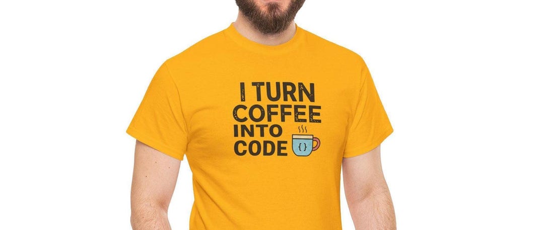 I Turn Coffee Into Code / Coffee Programmer Shirt / Coffee Coder Tee ...