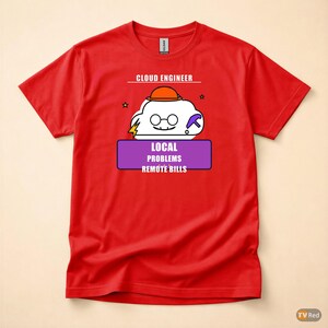 Cloud Engineer Cartoon / DevOps Developer / IT Humor T-Shirt image 5