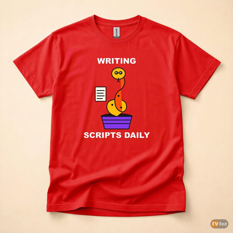 Python Developer / Snake Charmer Coder / Programming T-Shirt image 5