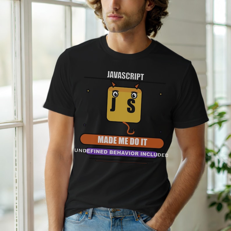 Camiseta "JavaScript Me Obrigou a Fazer Isso" / Desenvolvedor Web / Programador imagem 3