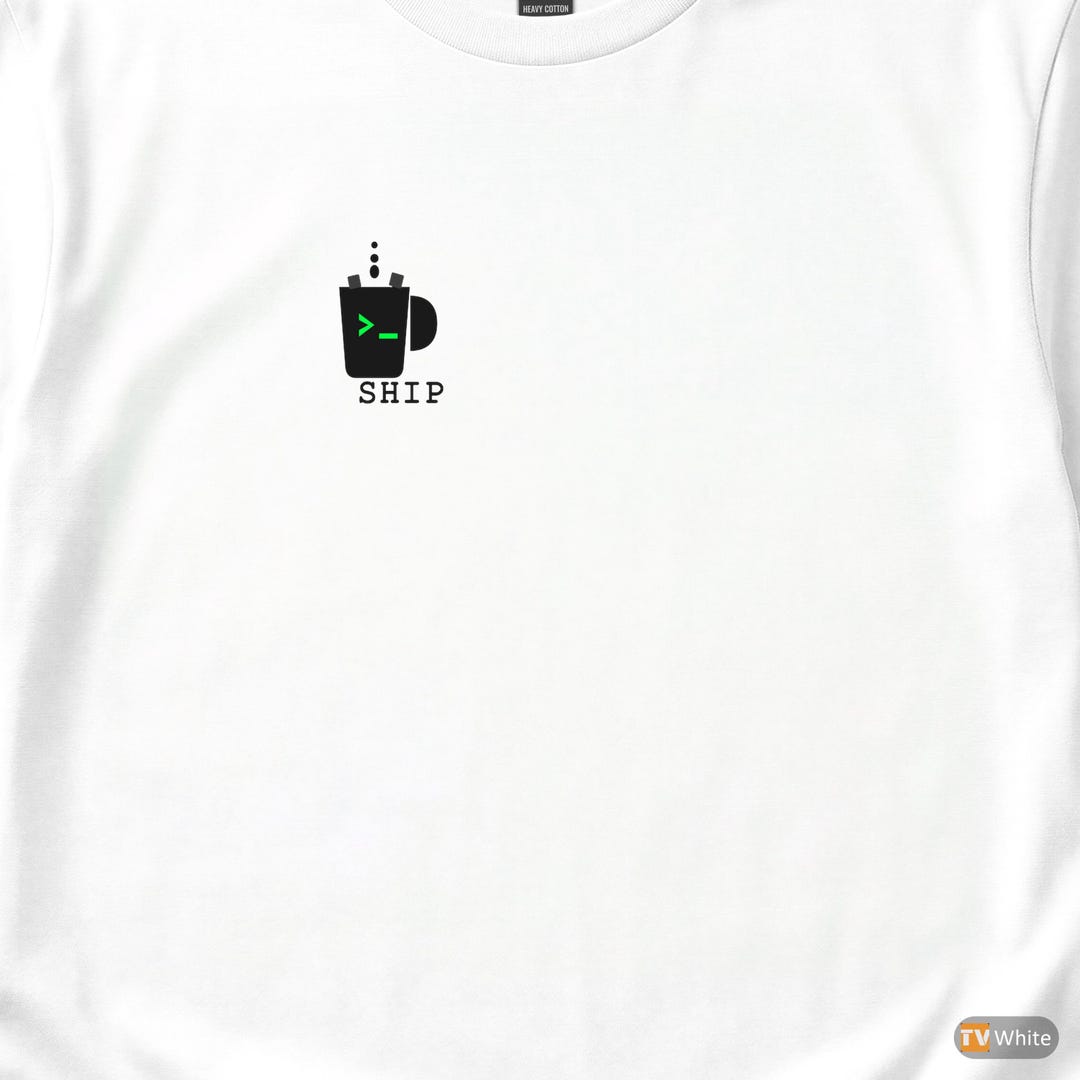 Cold Brew Coder / Programmer T-shirt / Minimal Hacker Logo / Developer ...