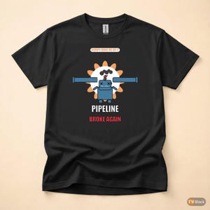 DevOps fick mig att göra det / Rolig utvecklar-T-shirt / CI-CD-ingenjörsgåva