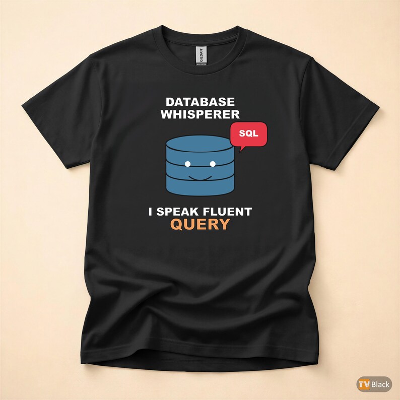 T-shirt « Expert en bases de données / Administrateur SQL / Développeur » image 3