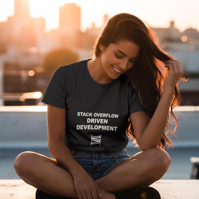 Desarrollo impulsado por Stack Overflow / Camiseta de programador / Camiseta de codificación / Regalo para desarrolladores / Ropa para geeks imagen 13