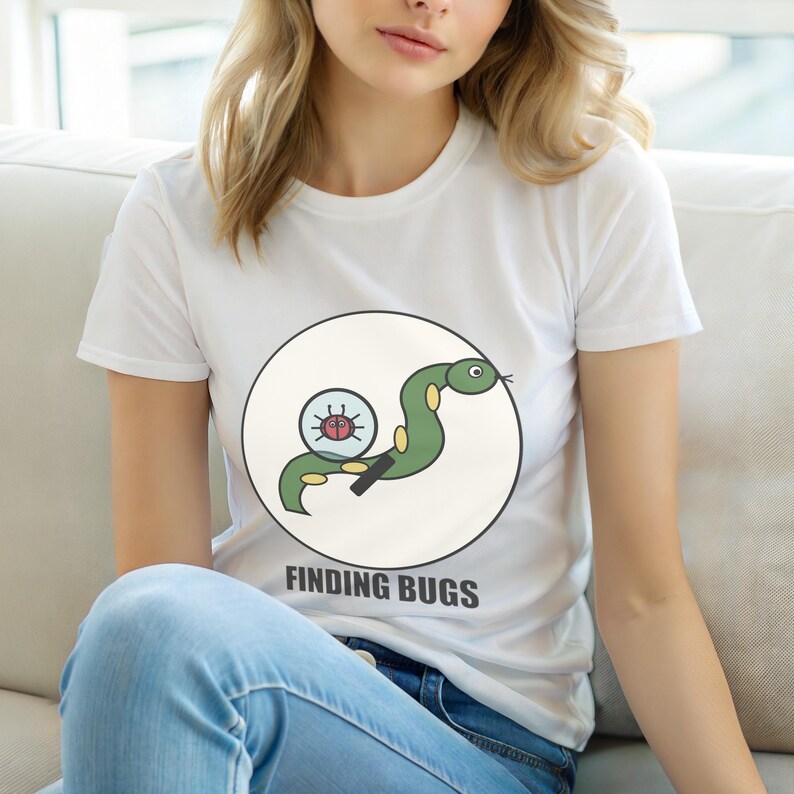 Camiseta de depurador/desarrollador de Python / Humor sobre programación / Regalo para programadores imagen 6