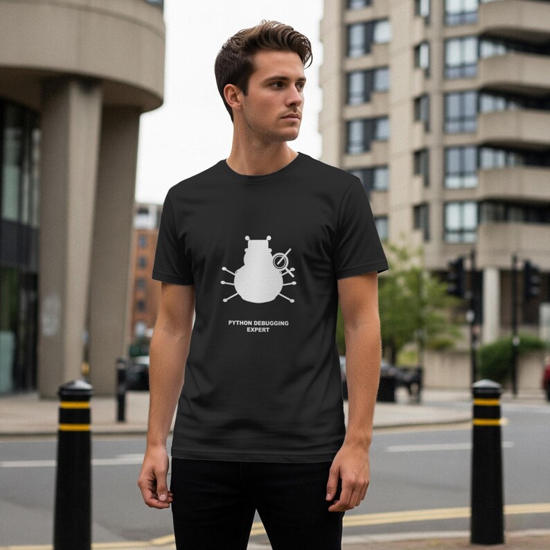 Python-Debugging-Experte / Programmierer-Shirt / Coding-T-Shirt / Entwicklergeschenk / Geek-Kleidung Bild 1