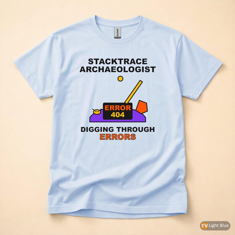 スタックトレース考古学者／開発者デバッグTシャツ／プログラマーユーモアTシャツ 画像 9