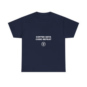 Coffee Data Code Repeat / SQL Developer Shirt / Database Programmer Tee / Data Engineer Gift / SQL Humor Apparel image 2