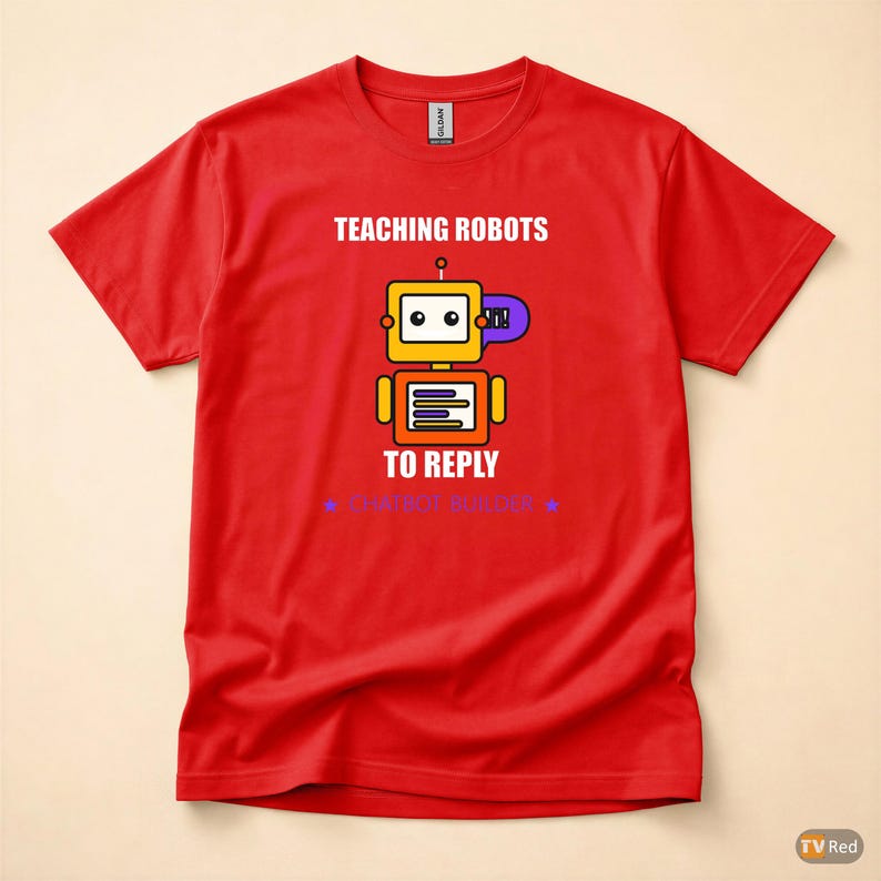 Chatbot Builder / AI Developer / Programmer T-Shirt / Funny Coder Gift image 5