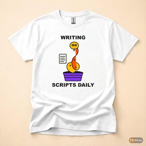 Python Developer / Snake Charmer Coder / Programming T-Shirt image 7