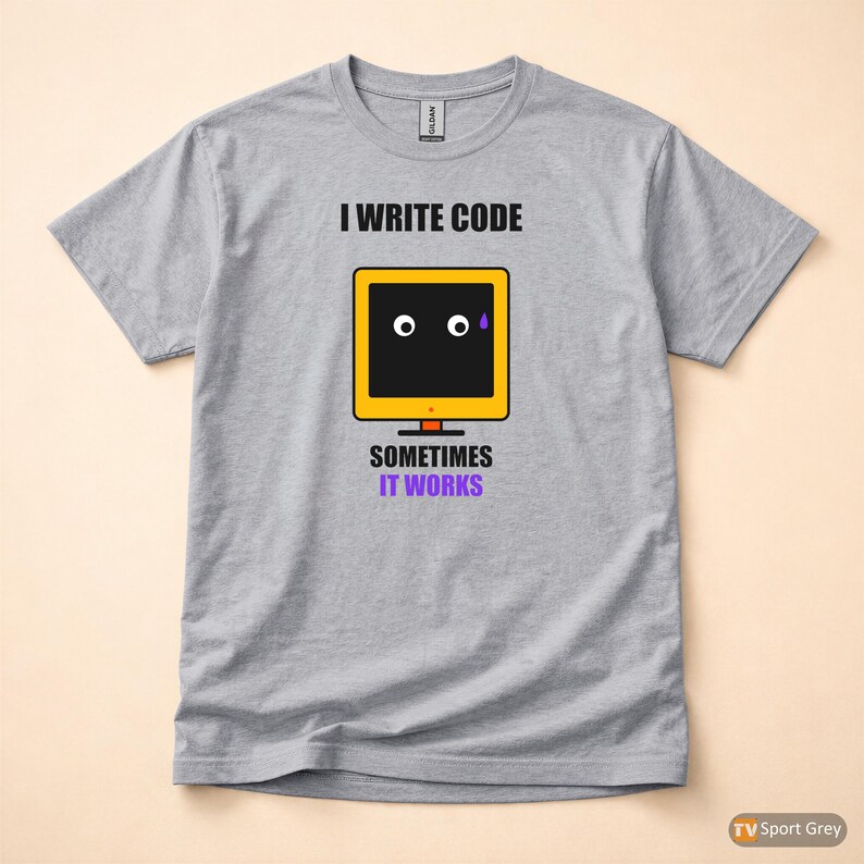 I Write Code / Programmer T-Shirt / Developer Cartoon Tee / Software Engineer Gift image 8