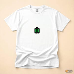 Koszulka z napisem „DROP TABLE Stress / SQL Developer / Programmer Hacker” zdjęcie 8