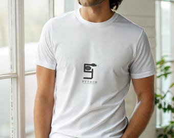 T-shirt « Python Powered / Programmer / Minimal Hacker Logo / Coder »
