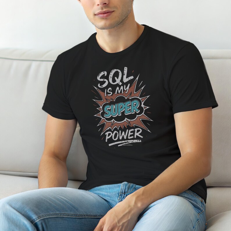 SQL Developer / Programmer T-Shirt / Coding Humor Tee image 1