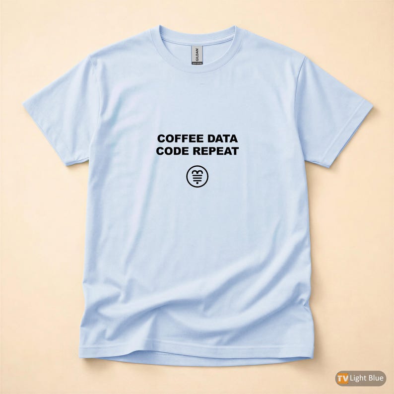 Coffee Data Code Repeat / SQL Developer Shirt / Database Programmer Tee / Data Engineer Gift / SQL Humor Apparel image 9