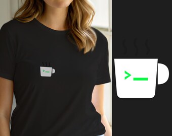 Programmer Fuel / Hacker Coffee / Developer T-Shirt / Coding Tee