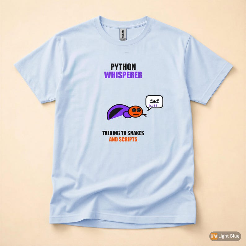 Python Whisperer / Developer Programmer / Coding Humor Tee / Software Engineer Gift afbeelding 9