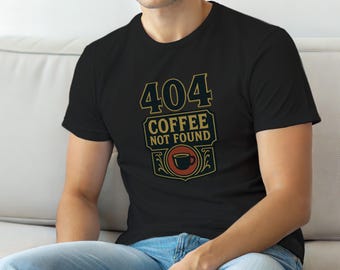 404 Error Not Found / Retro Developer T-Shirt / Programmer Humor Tee