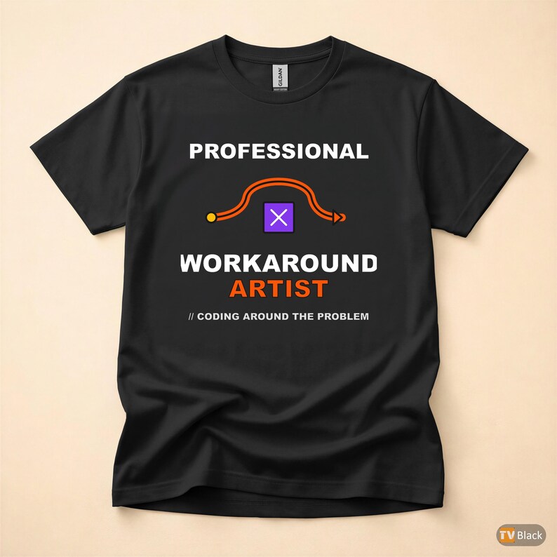 Problemumgehung durch Programmierung / Entwicklerprogrammierer / Lustiges Tech-Shirt Bild 3