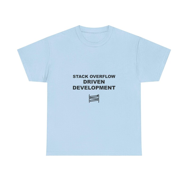 Desarrollo impulsado por Stack Overflow / Camiseta de programador / Camiseta de codificación / Regalo para desarrolladores / Ropa para geeks imagen 8