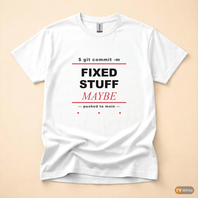 Commit Message Panic / Programmer T-Shirt / Developer Git Humor / Coder Gift image 7