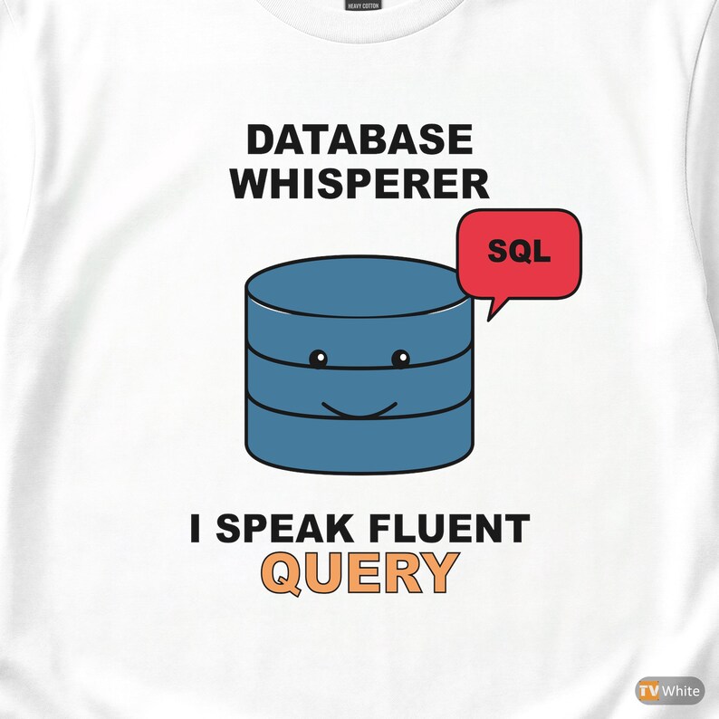 T-shirt « Expert en bases de données / Administrateur SQL / Développeur » image 2