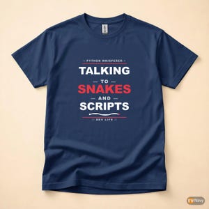 Camiseta de Python Whisperer / Ingeniero de Software / Programador / Desarrollador imagen 4