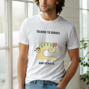 Python-Flüsterer-T-Shirt / Programmierer-T-Shirt mit Entwickler-Humor