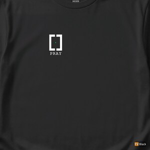 Commit Push Pray / Developer Humor / Minimal Hacker Logo / Git Programming Tee