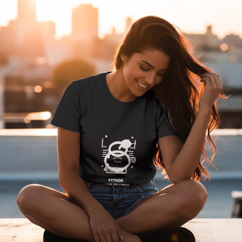 Python-Code-Entwickler-Shirt / Programmierer-Shirt / Coding-T-Shirt / Geschenk für Entwickler / Software-Ingenieur Bild 7