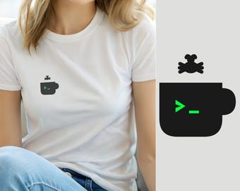Code Wizard / Programmer T-Shirt / Hacker Developer Tee / Minimal Logo
