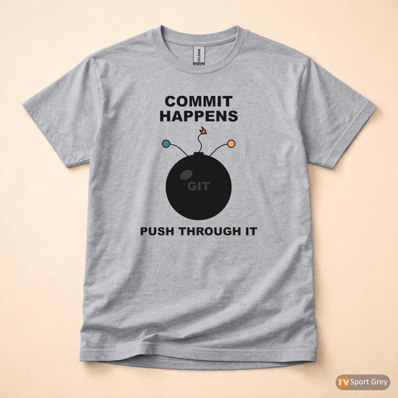 Commit Happens / Programmer Humor / Developer T-Shirt / Git Coder Gift image 8